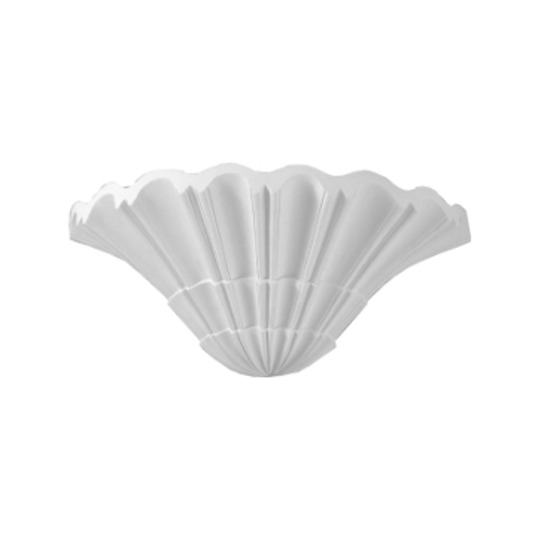 7 1/2in.W x 8in.D x 16 1/8in.H, Sea Shell Sconce